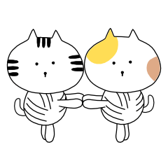 [LINEスタンプ] 毛玉猫 ココとロロ