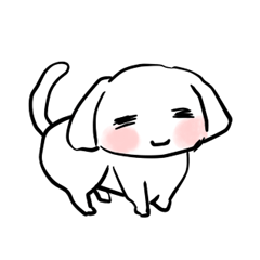 [LINEスタンプ] Life with dog