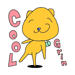 [LINEスタンプ] CoolCat Level (English)