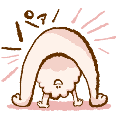 [LINEスタンプ] もふもふしたやつの画像（メイン）