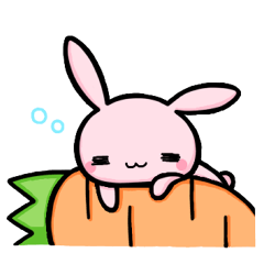 [LINEスタンプ] うさぎのラピちゃん part2