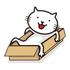 [LINEスタンプ] とても白い猫