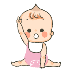 [LINEスタンプ] まいにちあかちゃん