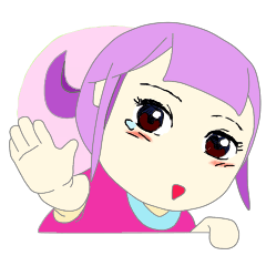 [LINEスタンプ] 最初の爆弾桜の妹