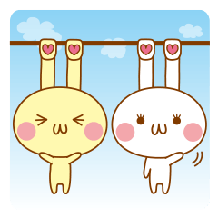 [LINEスタンプ] 洗濯うさぎ