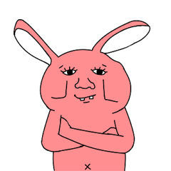 人面うさちゃんと仲間達