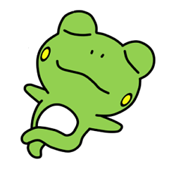 [LINEスタンプ] アマガエルさん 2匹目