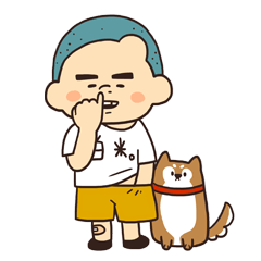 [LINEスタンプ] かっぺ君とイナ