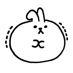 [LINEスタンプ] かまってもちうさ