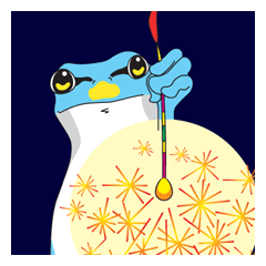 [LINEスタンプ] おーくんの夏の画像（メイン）