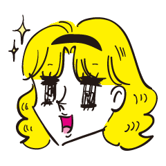 [LINEスタンプ] 情熱乙女チカ子ちゃんの画像（メイン）