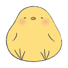 [LINEスタンプ] しょぼしょぼヒヨコ