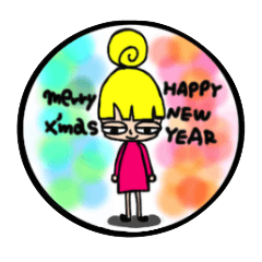 [LINEスタンプ] クリスマス＆お正月の画像（メイン）