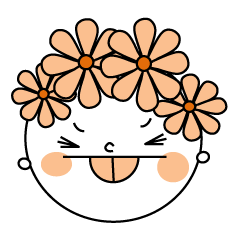 [LINEスタンプ] 花子ちゃん