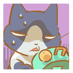 [LINEスタンプ] ねこの日常生活の画像（メイン）