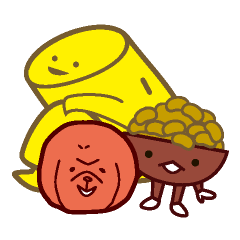 [LINEスタンプ] ごはんのおともたち