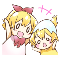 [LINEスタンプ] にわ姉とひよ子の画像（メイン）