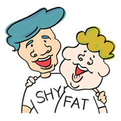 [LINEスタンプ] Always ~SHY ＆ FAT~
