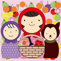 [LINEスタンプ] Lovely Characters of a fairy taleの画像（メイン）