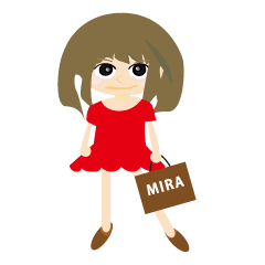 [LINEスタンプ] Mira chanの画像（メイン）