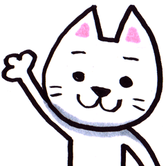 [LINEスタンプ] またかよシロネコ