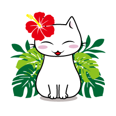 [LINEスタンプ] 南国の猫