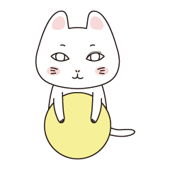 [LINEスタンプ] 月ねこ