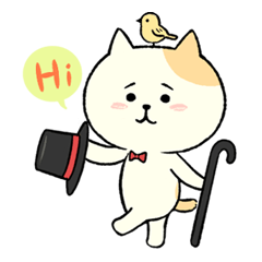 [LINEスタンプ] 困り顔のねこさん