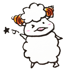 [LINEスタンプ] ひつじのクロワッさんの画像（メイン）