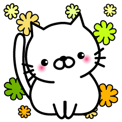 [LINEスタンプ] 虎にゃんこと白にゃんこ