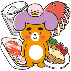 [LINEスタンプ] 宮崎弁の宮崎くまおとシッポの画像（メイン）