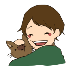 [LINEスタンプ] 猫と飼い主スタンプの画像（メイン）