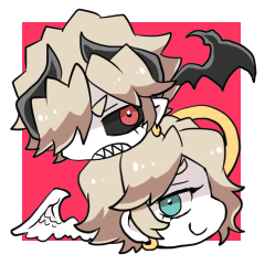 双子の天使と悪魔