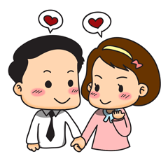 [LINEスタンプ] TIK ＆ TOK The Office Loverの画像（メイン）