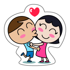 [LINEスタンプ] Tom and Daisy