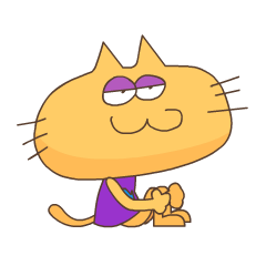 [LINEスタンプ] Hungry Cat