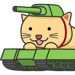 [LINEスタンプ] ねこタンク