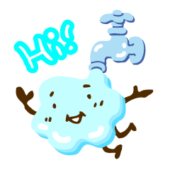 [LINEスタンプ] H2O