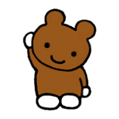 [LINEスタンプ] のんびりクマのようちゃんの画像（メイン）