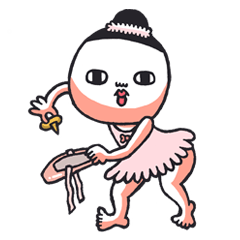 [LINEスタンプ] プリマちゃん