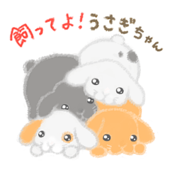 [LINEスタンプ] 飼ってよ！うさぎちゃん