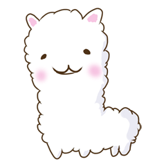 [LINEスタンプ] アルパカさんとスギヤマくんの画像（メイン）