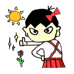 [LINEスタンプ] ありのままの「くるみちゃん」の画像（メイン）