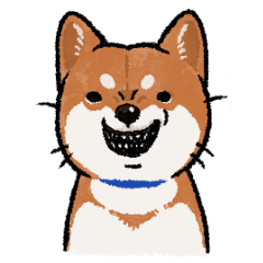 [LINEスタンプ] 柴犬のふじの画像（メイン）