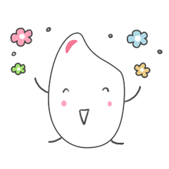 [LINEスタンプ] こめつぶくんの画像（メイン）