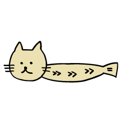 [LINEスタンプ] ししゃもねこの画像（メイン）