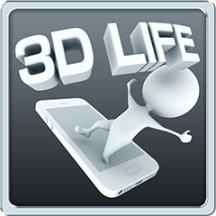 [LINEスタンプ] 3D LIFEの画像（メイン）