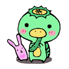 [LINEスタンプ] カッパさんとジョセフ