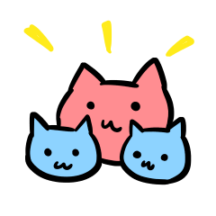 [LINEスタンプ] ねこ原子の画像（メイン）