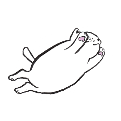 [LINEスタンプ] ブス猫ー外出編ー